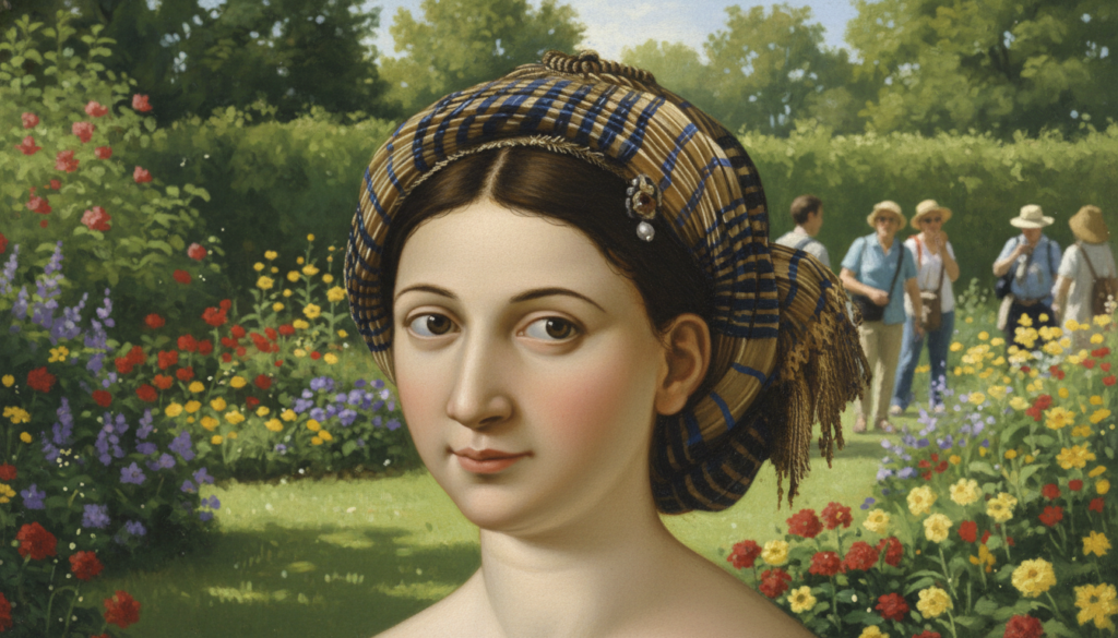 The famous portrait of Margherita Luti, central to the La Fornarina legend, wearing a turban.